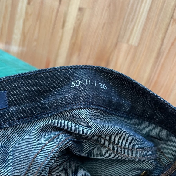 Fidelity Denim 50-11 Blue Revolution Rinse Relaxed Straight Fit Jeans EUC Sz 36 - Picture 8 of 10